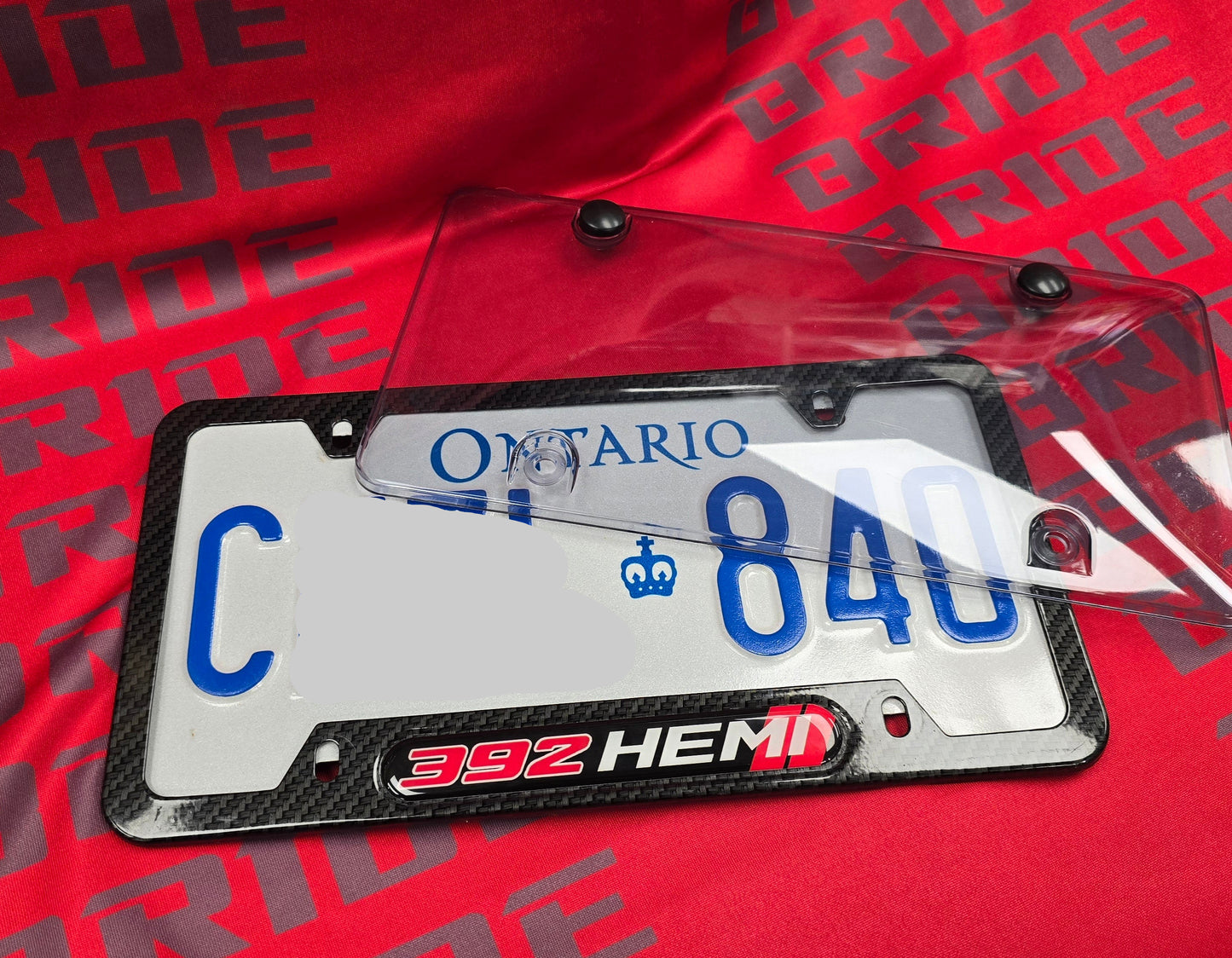 Liscense Plate Frame 392 HEMI aluminum alloy frame SRT HELL CAT CHARGER