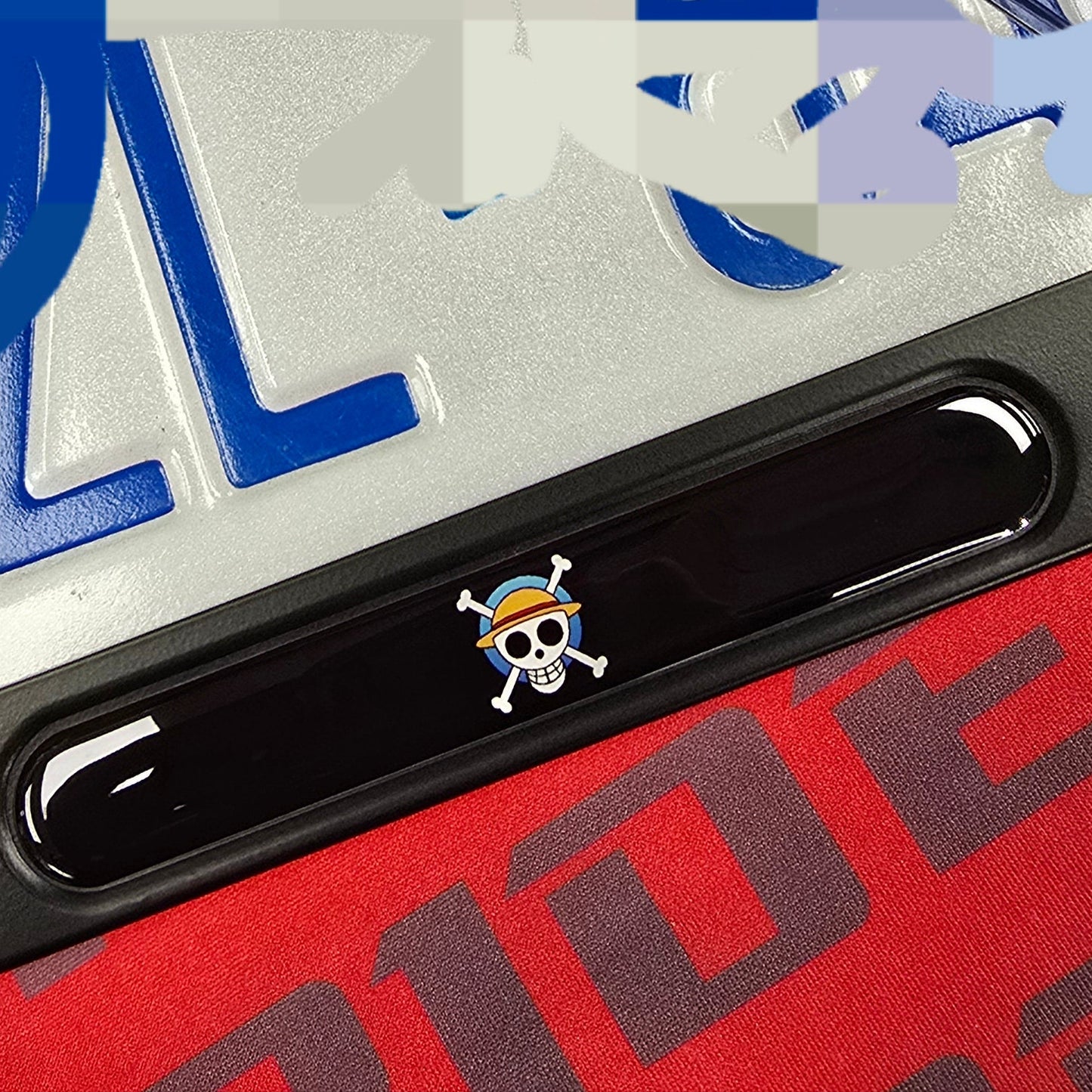 Anime One Piece Jolly Roger Flag on going Merry "ジョリーロジャー" aluminum License plate frame