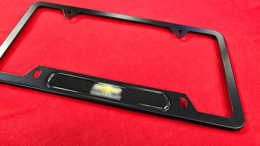 Liscense Plate Frame CHEV aluminum and free plate cover