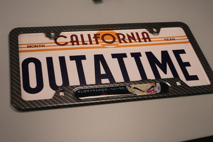 Saiyan Elite License plate frame with Vegeta