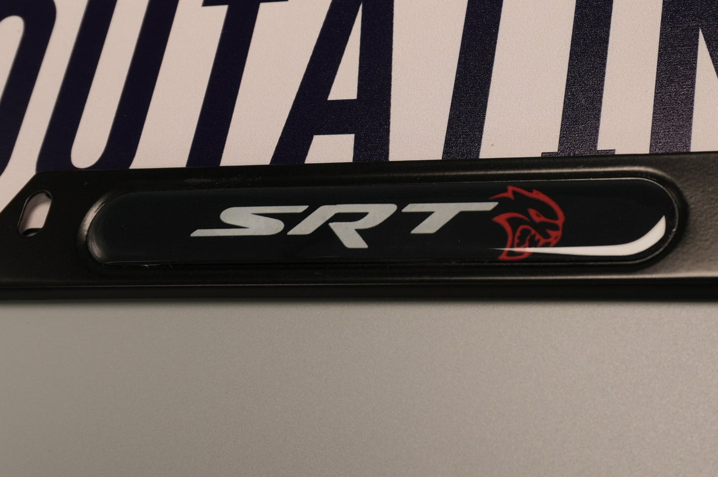 License Plate Frame SRT aluminum alloy frame