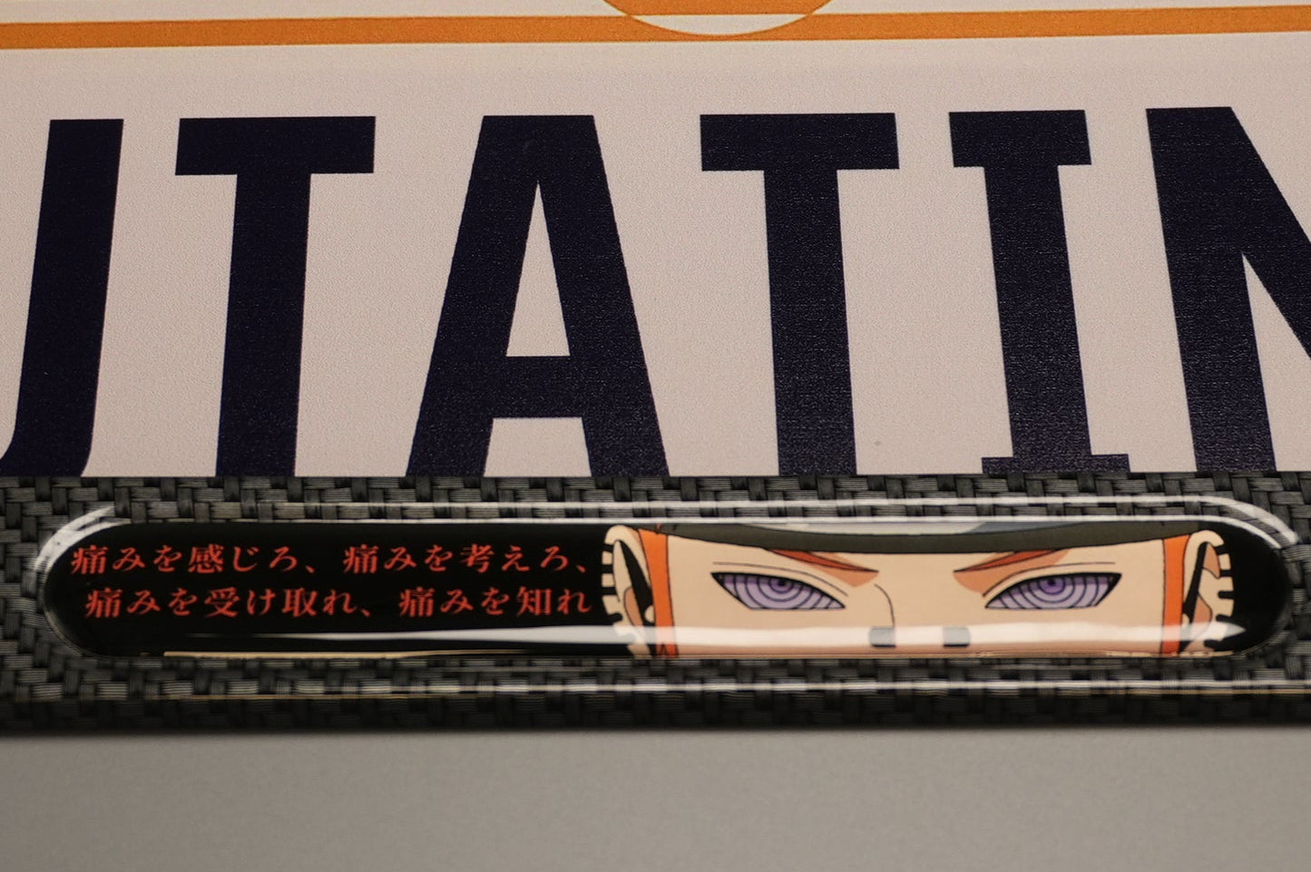 License Plate Frame plate frame alloy  Pain naruto  - Know the pain