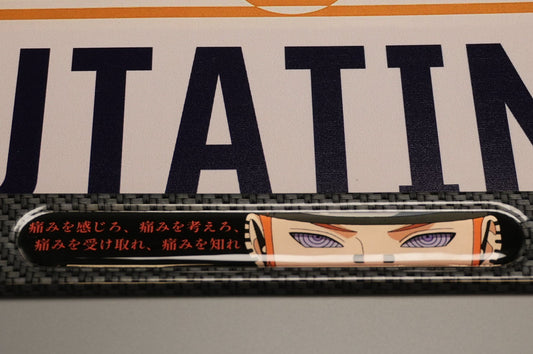 License Plate Frame plate frame alloy  Pain naruto  - Know the pain