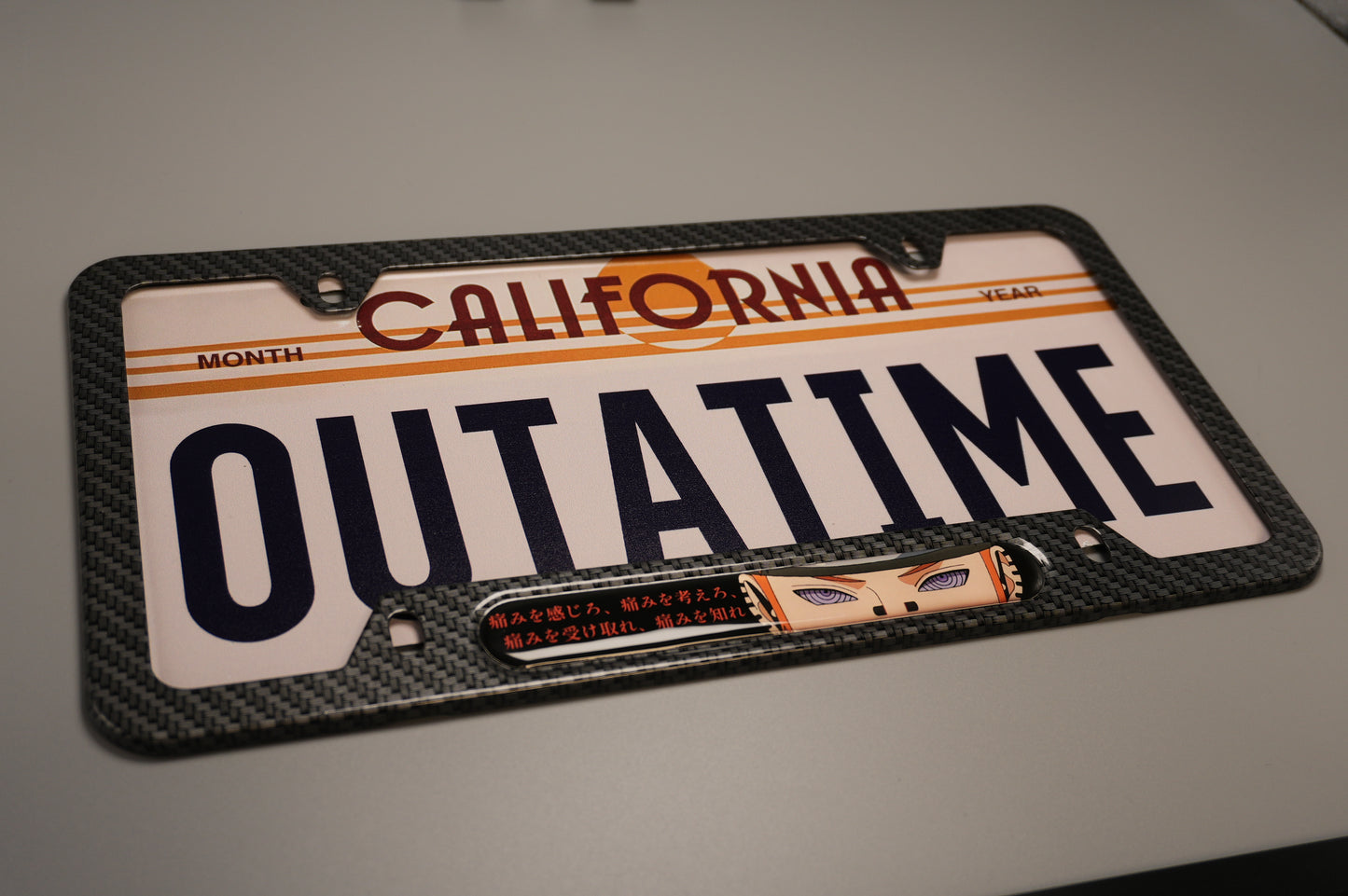 License Plate Frame plate frame alloy  Pain naruto  - Know the pain