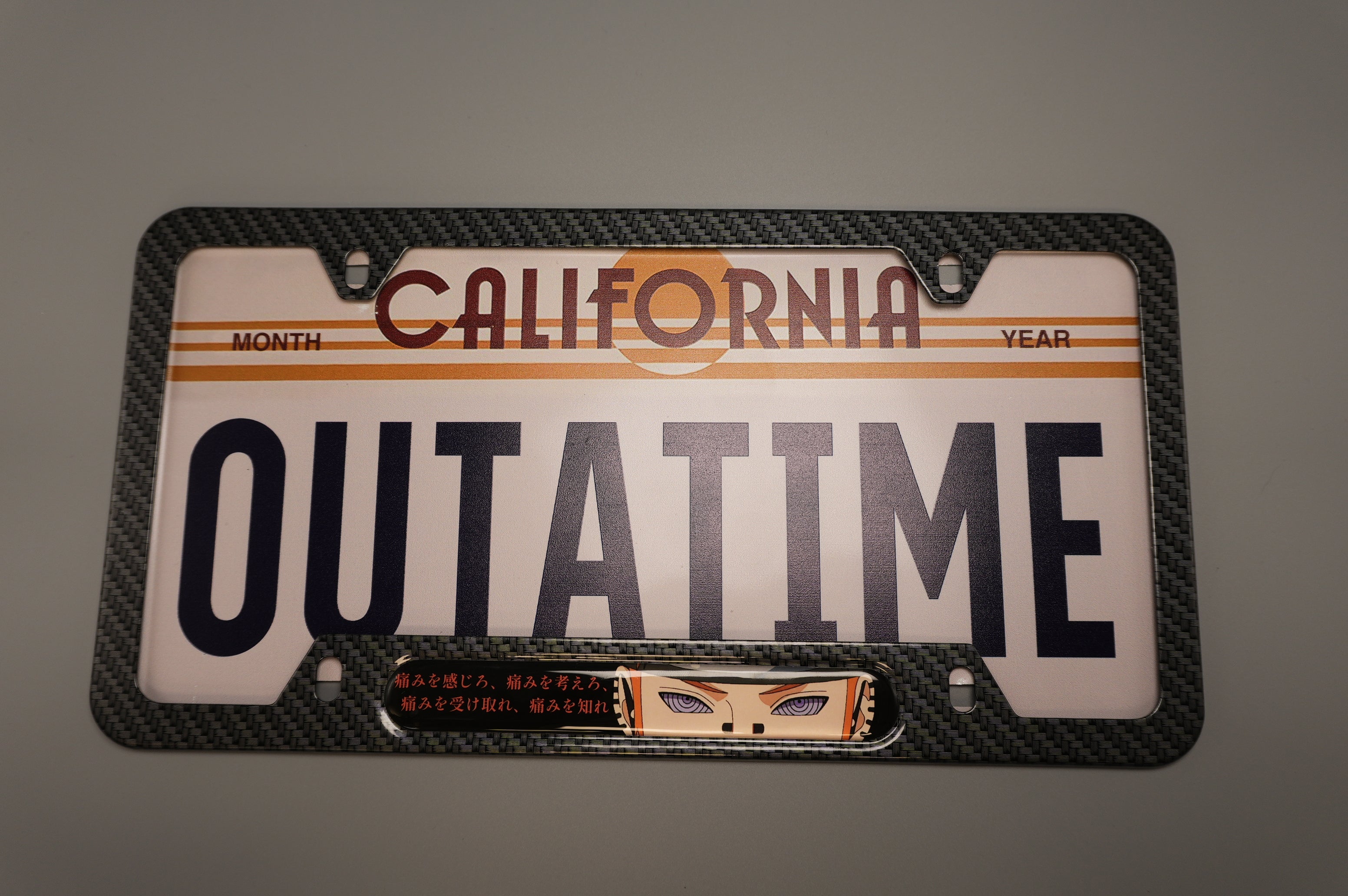 License Plate Frame plate frame alloy  Pain naruto  - Know the pain