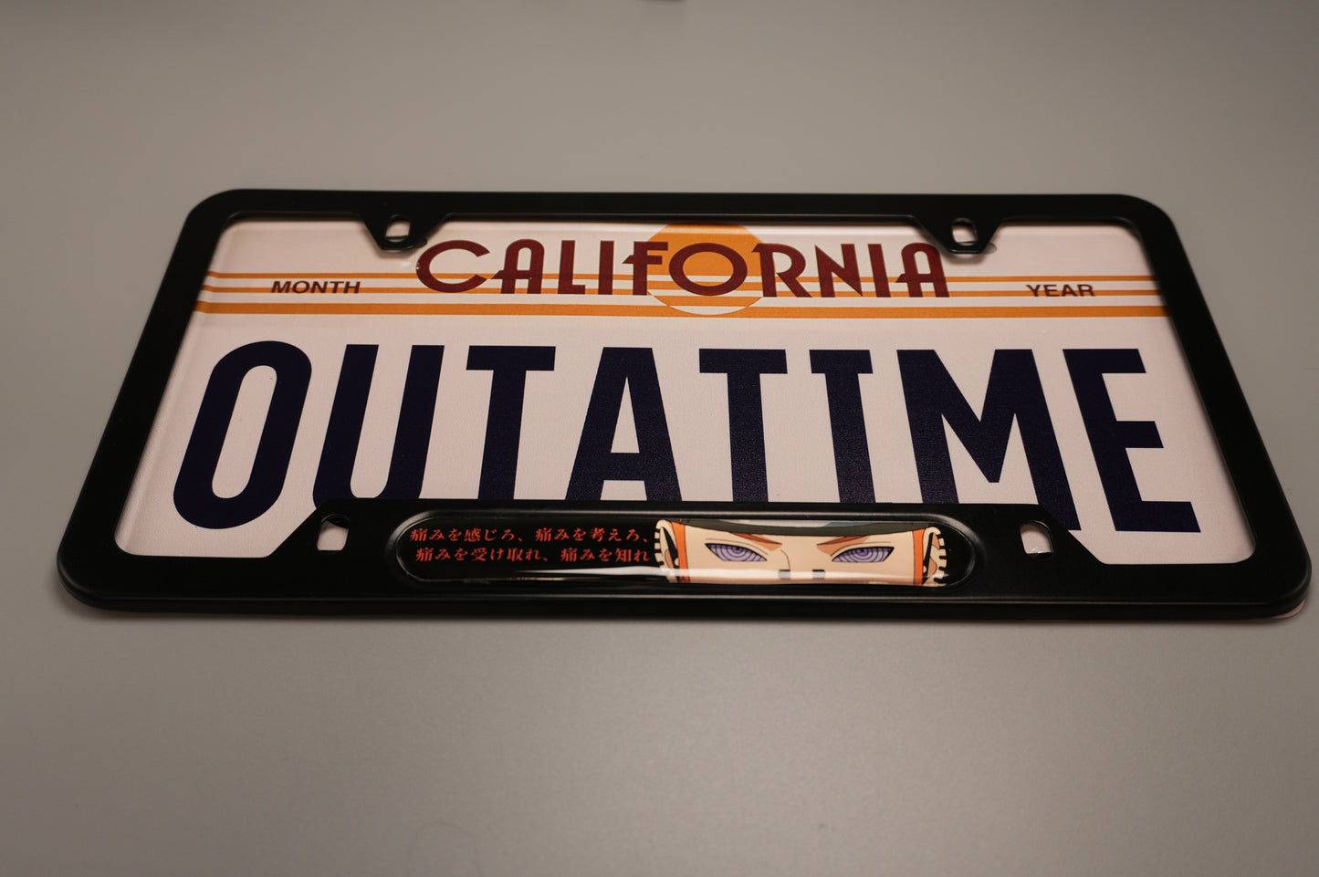 License Plate Frame plate frame alloy  Pain naruto  - Know the pain