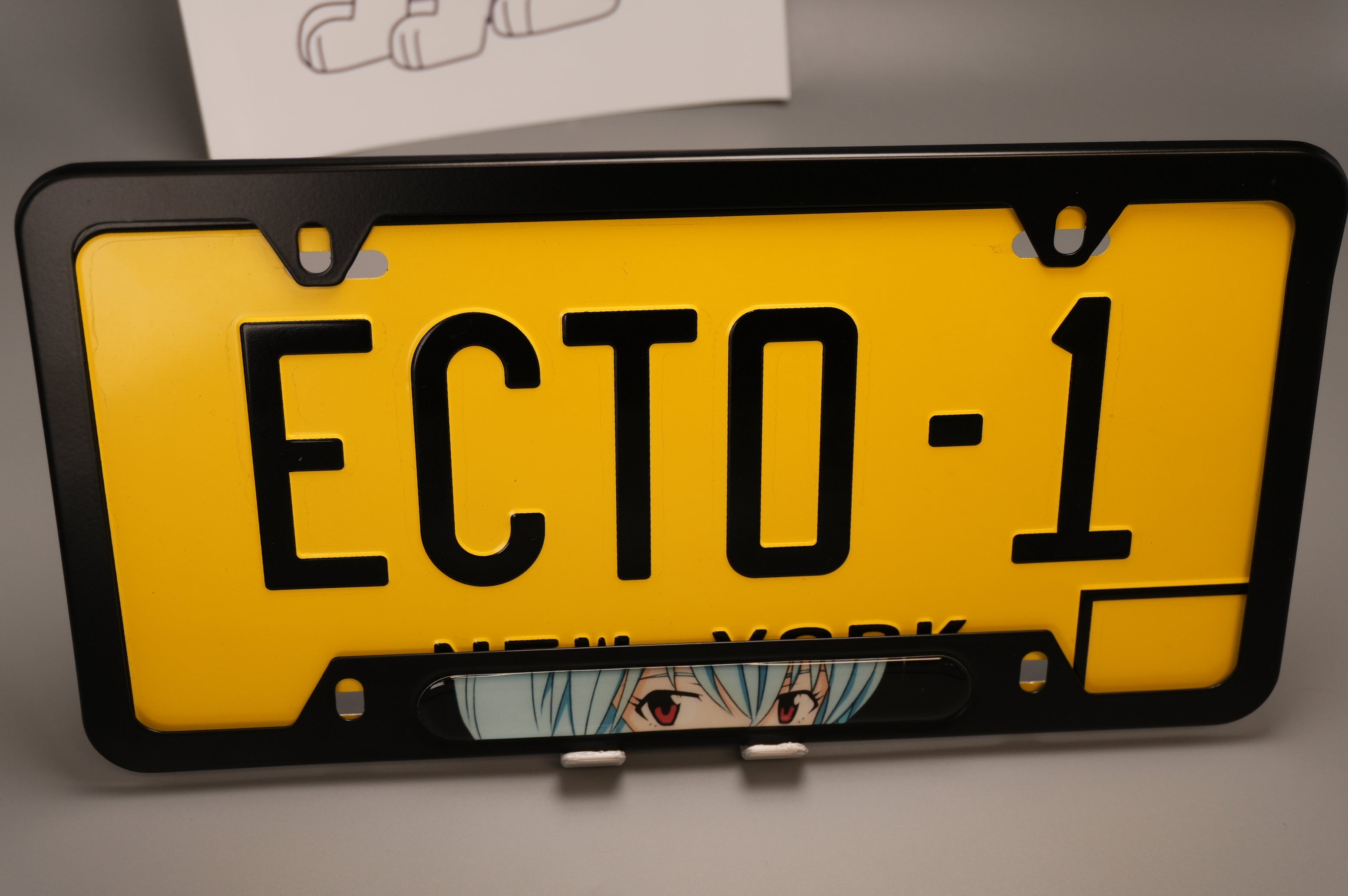 License plate frame Anime Rei Ayanami EVA