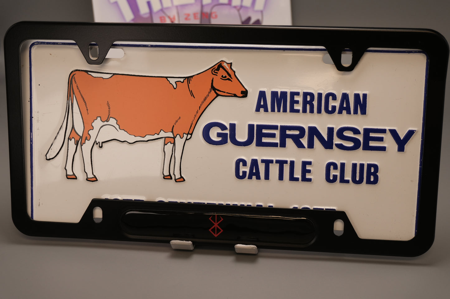 License plate frame aluminum - Berserk