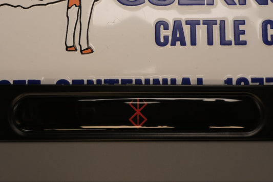 License plate frame aluminum - Berserk