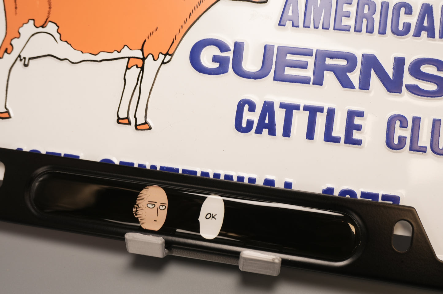 License plate frame aluminum - Saitama