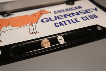 License plate frame aluminum - Saitama