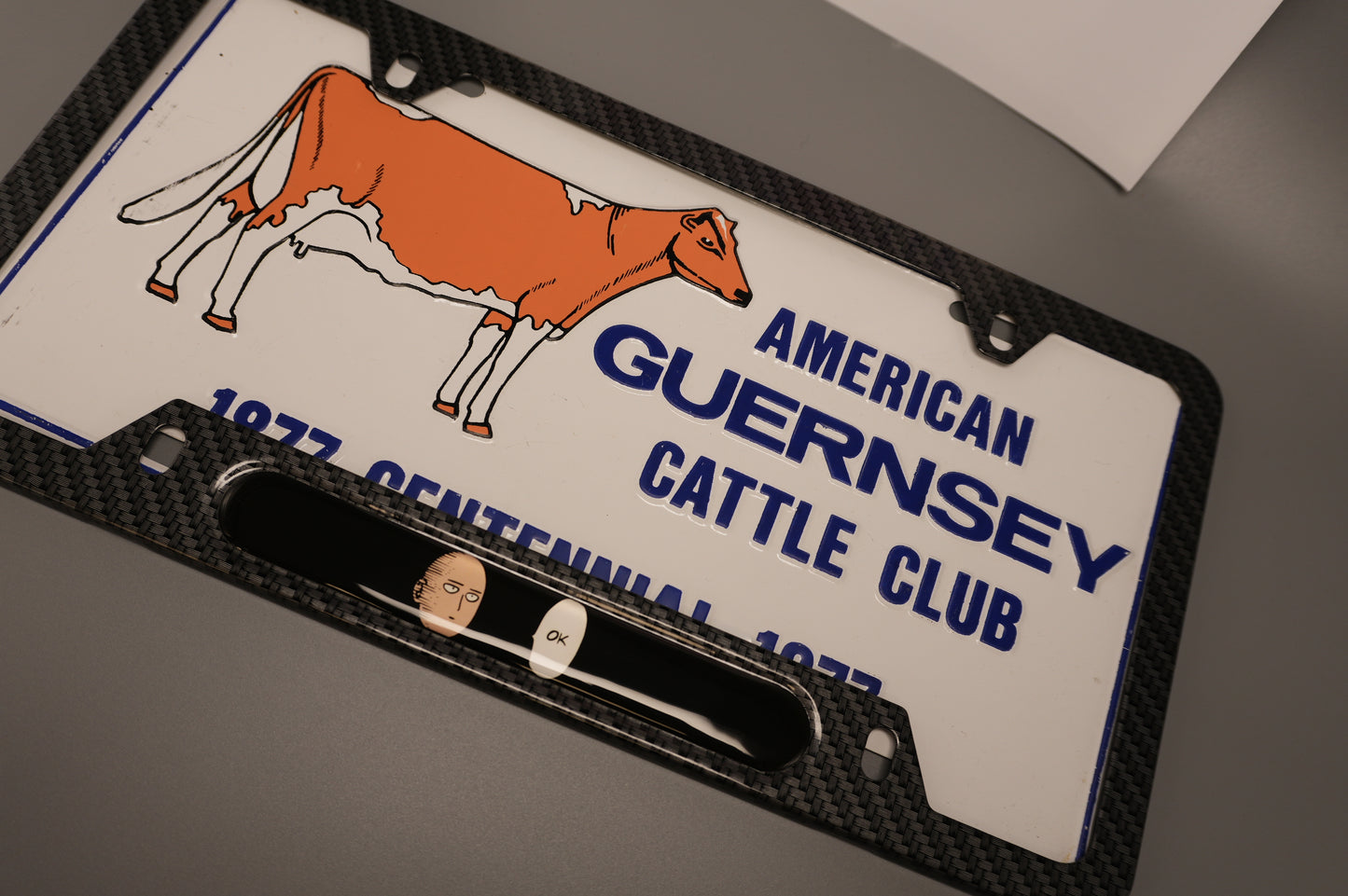 License plate frame aluminum - Saitama