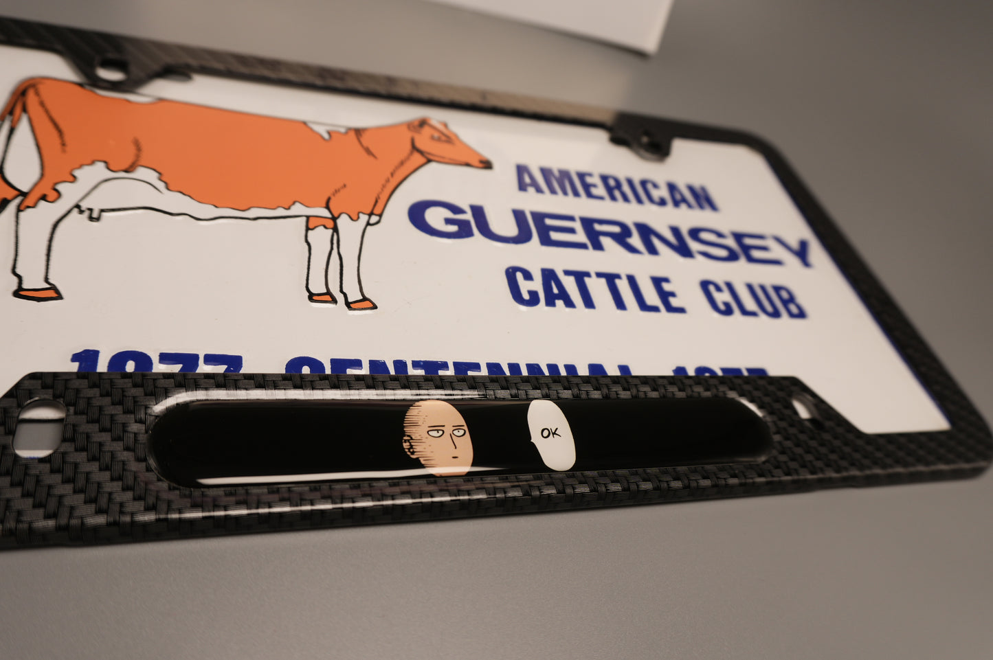 License plate frame aluminum - Saitama