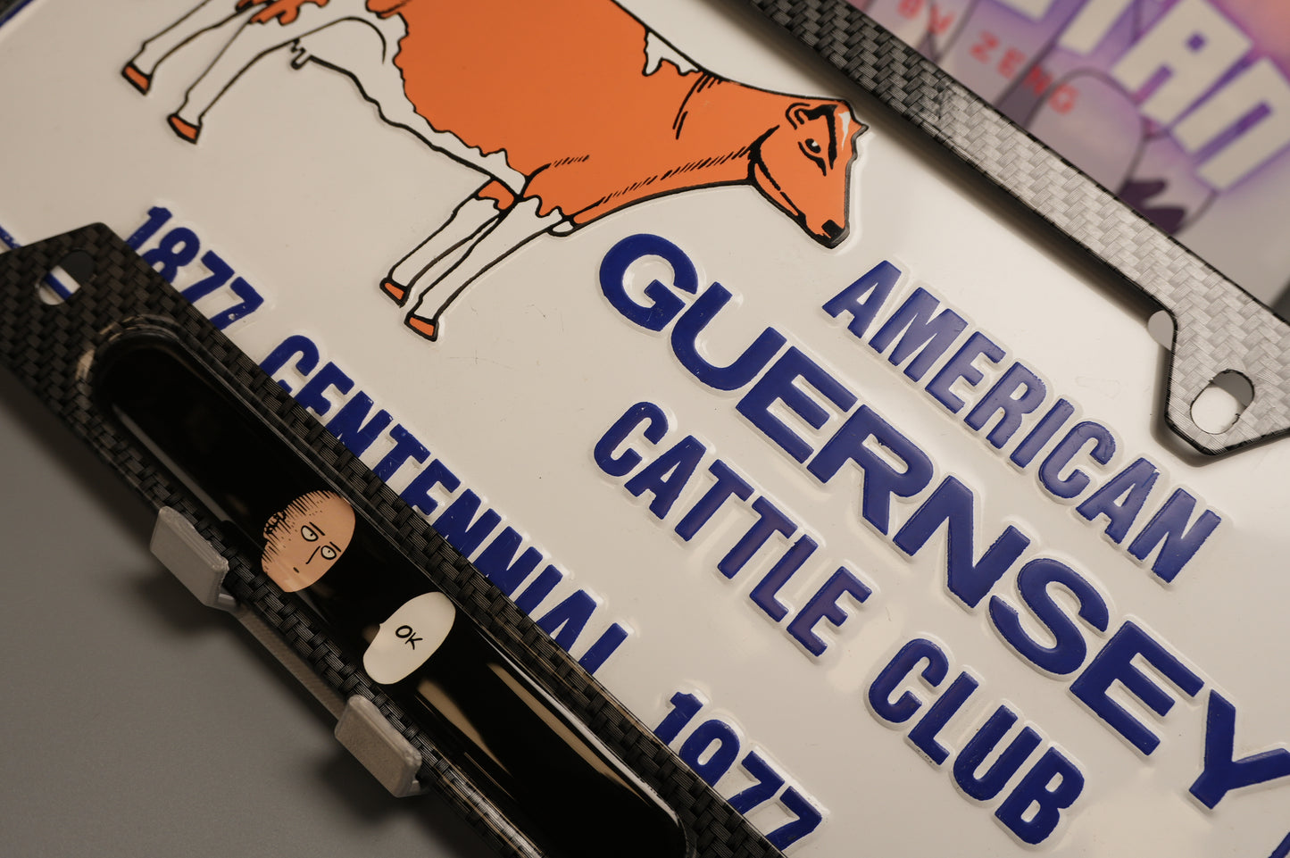 License plate frame aluminum - Saitama