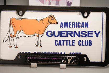 License plate frame aluminum - Gojo  Jujutso kaisen "finding someone to blame is such a pain"?