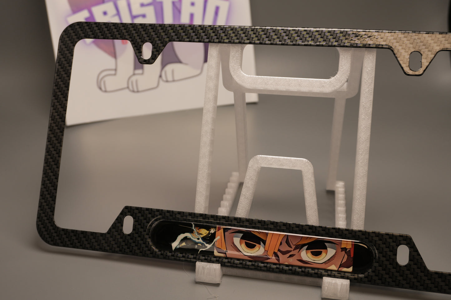 License plate frame aluminum - Zenitsu