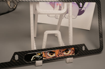 License plate frame aluminum - Zenitsu