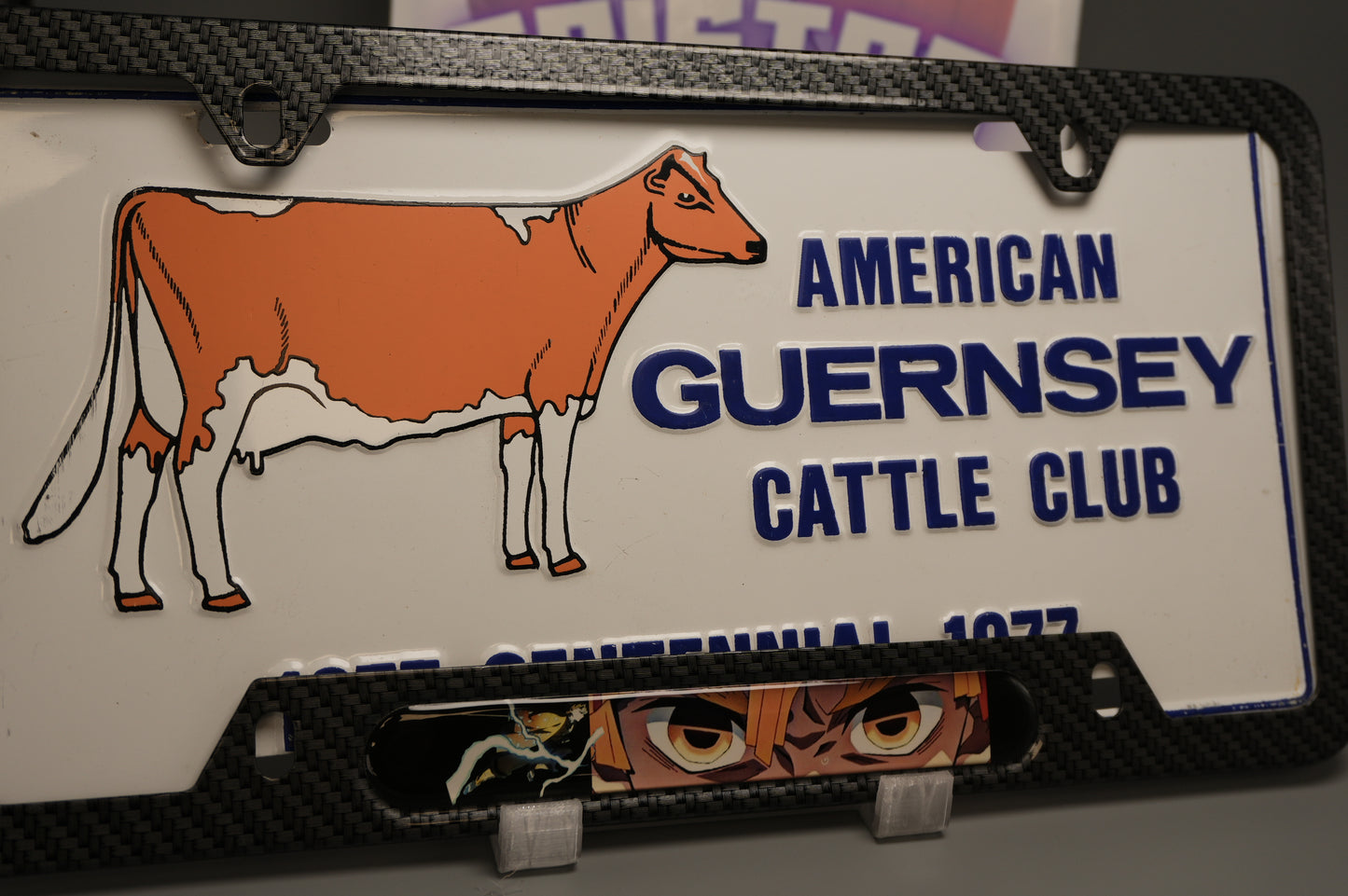 License plate frame aluminum - Zenitsu