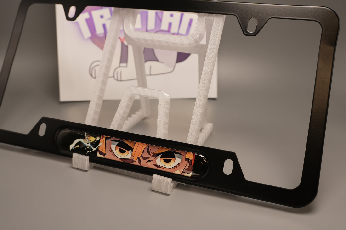 License plate frame aluminum - Zenitsu