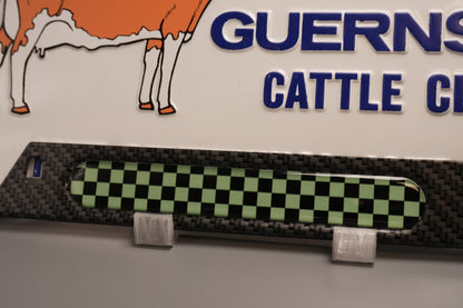 License plate frame aluminum - Demon slayer Tanjiro cloth pattern