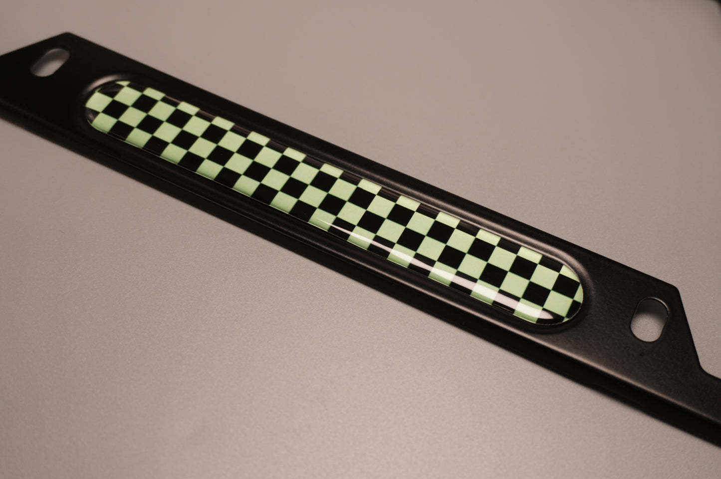 License plate frame aluminum - Demon slayer Tanjiro cloth pattern