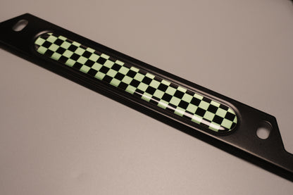 License plate frame aluminum - Demon slayer Tanjiro cloth pattern