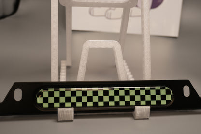 License plate frame aluminum - Demon slayer Tanjiro cloth pattern