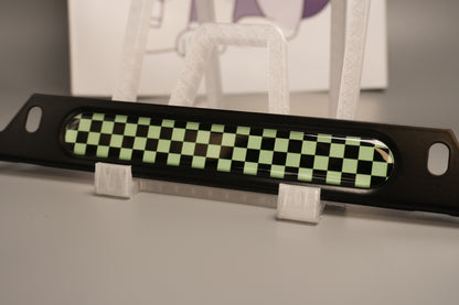 License plate frame aluminum - Demon slayer Tanjiro cloth pattern