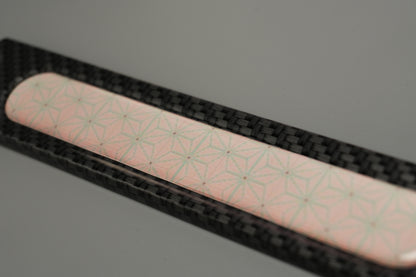 License plate frame aluminum - Demon slayer Nezunko cloth pattern