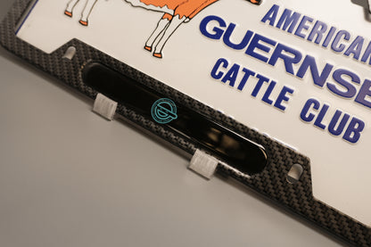 License plate frame aluminum - Laughing man - Ghost in a shell