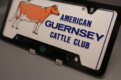 License plate frame aluminum - Laughing man - Ghost in a shell