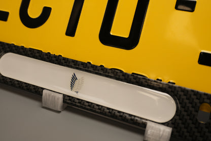 License plate frame aluminum - wings of freedom - attack on titan