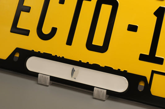 License plate frame aluminum - wings of freedom - attack on titan