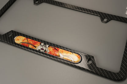 License plate frame aluminum - Anime Rurouni Kenshin SHISHIO SAMA