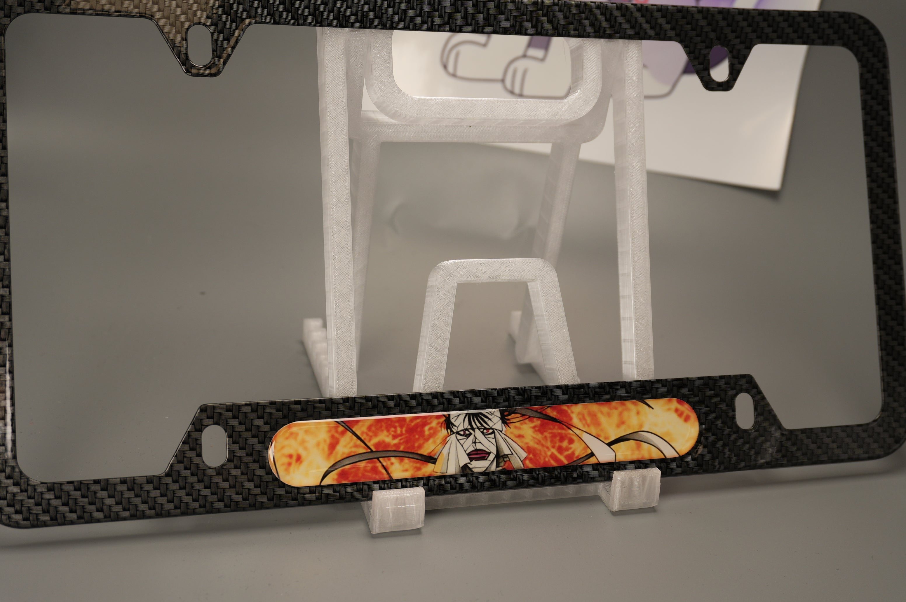 License plate frame aluminum - Anime SHISHIO