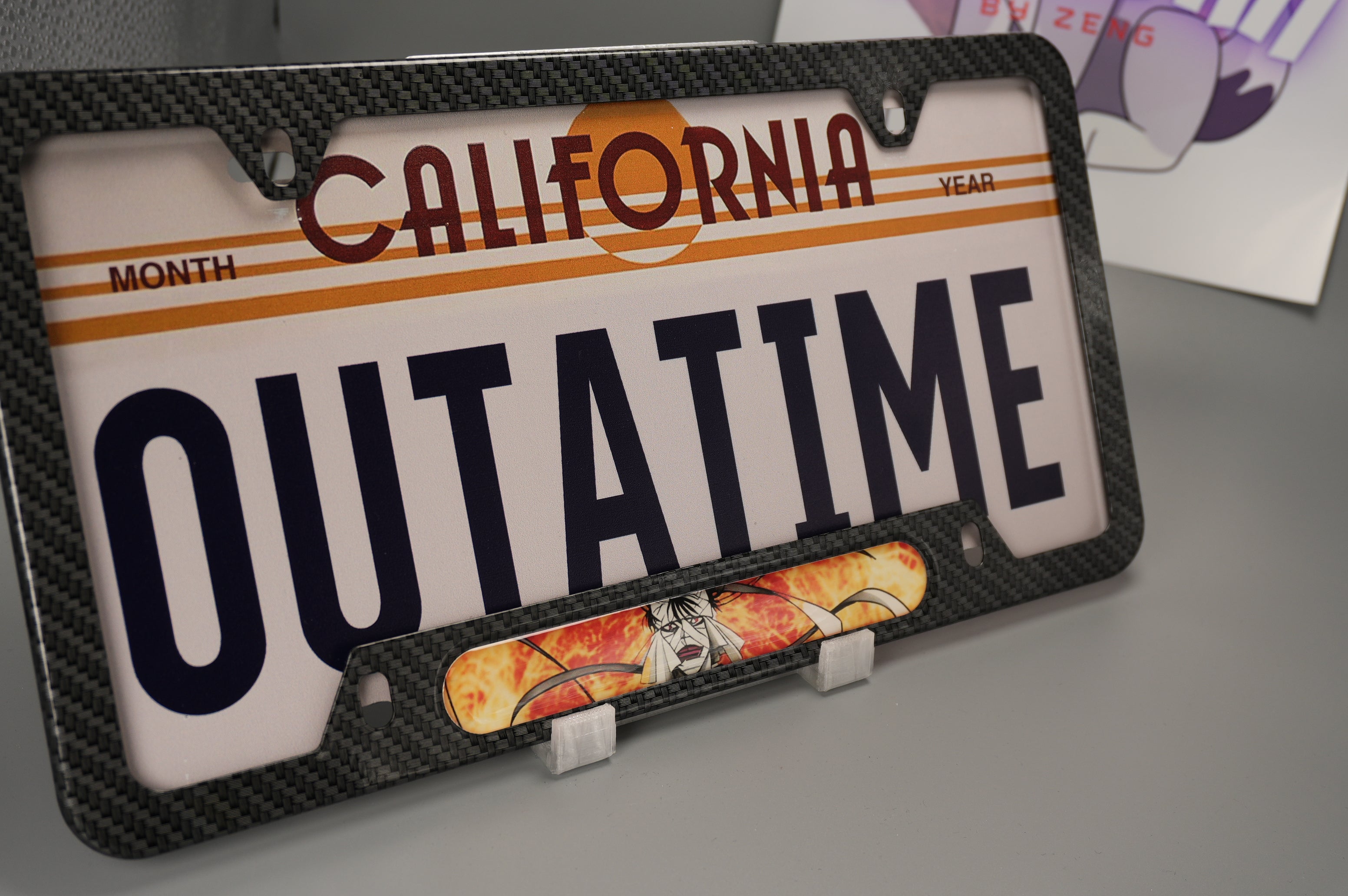 License plate frame aluminum - Anime SHISHIO