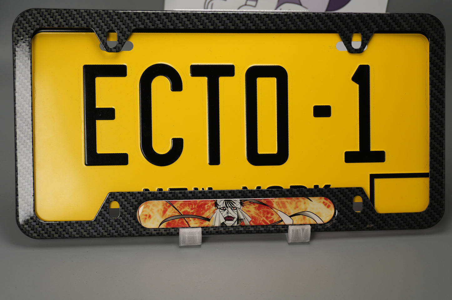 License plate frame aluminum - Anime Rurouni Kenshin SHISHIO SAMA