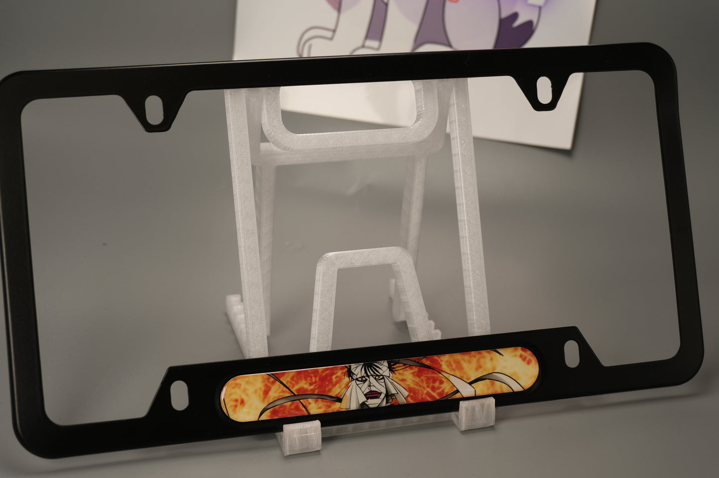 License plate frame aluminum - Anime Rurouni Kenshin SHISHIO SAMA