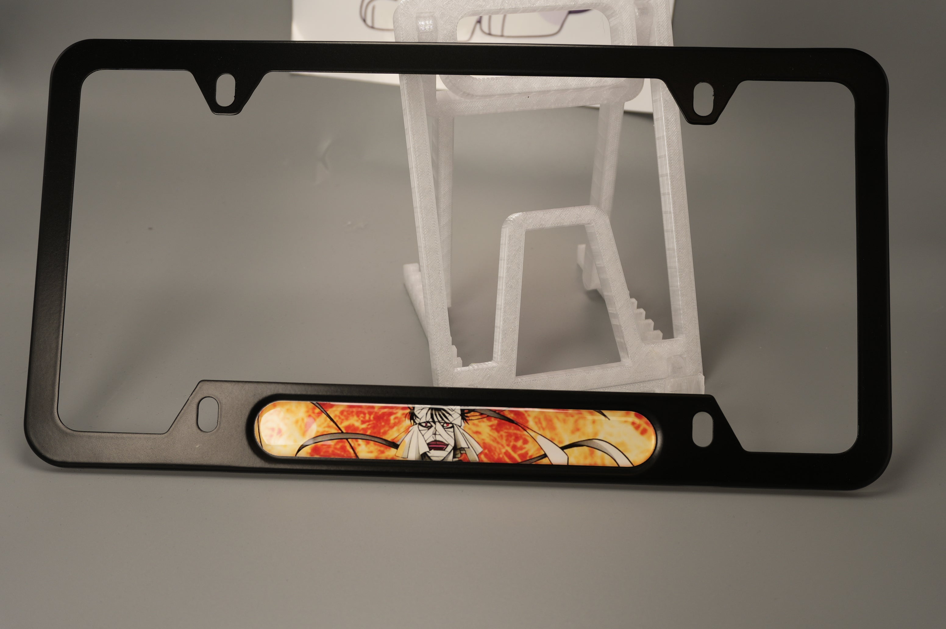 License plate frame aluminum - Anime SHISHIO