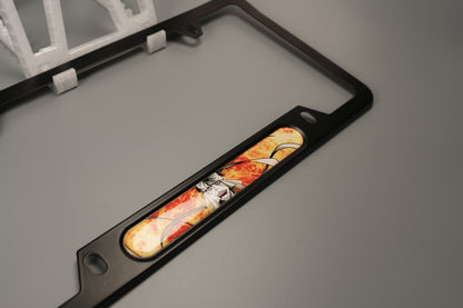 License plate frame aluminum - Anime Rurouni Kenshin SHISHIO SAMA