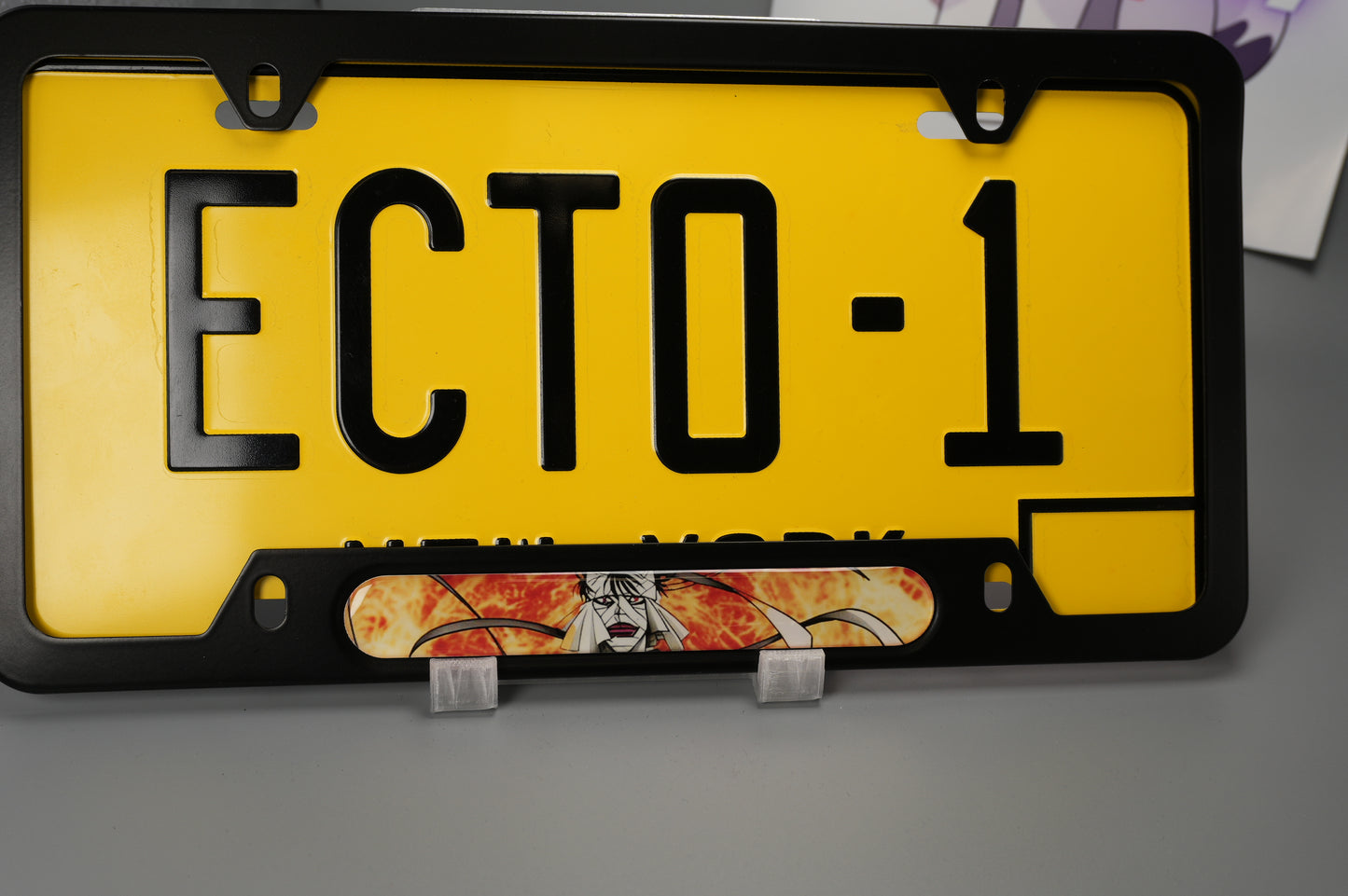 License plate frame aluminum - Anime Rurouni Kenshin SHISHIO SAMA