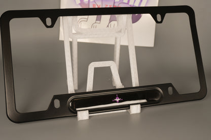 License plate frame aluminum - Anime White beard jolly roger