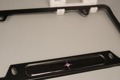 License plate frame aluminum - Anime White beard jolly roger