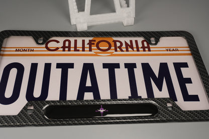 License plate frame aluminum - Anime White beard jolly roger