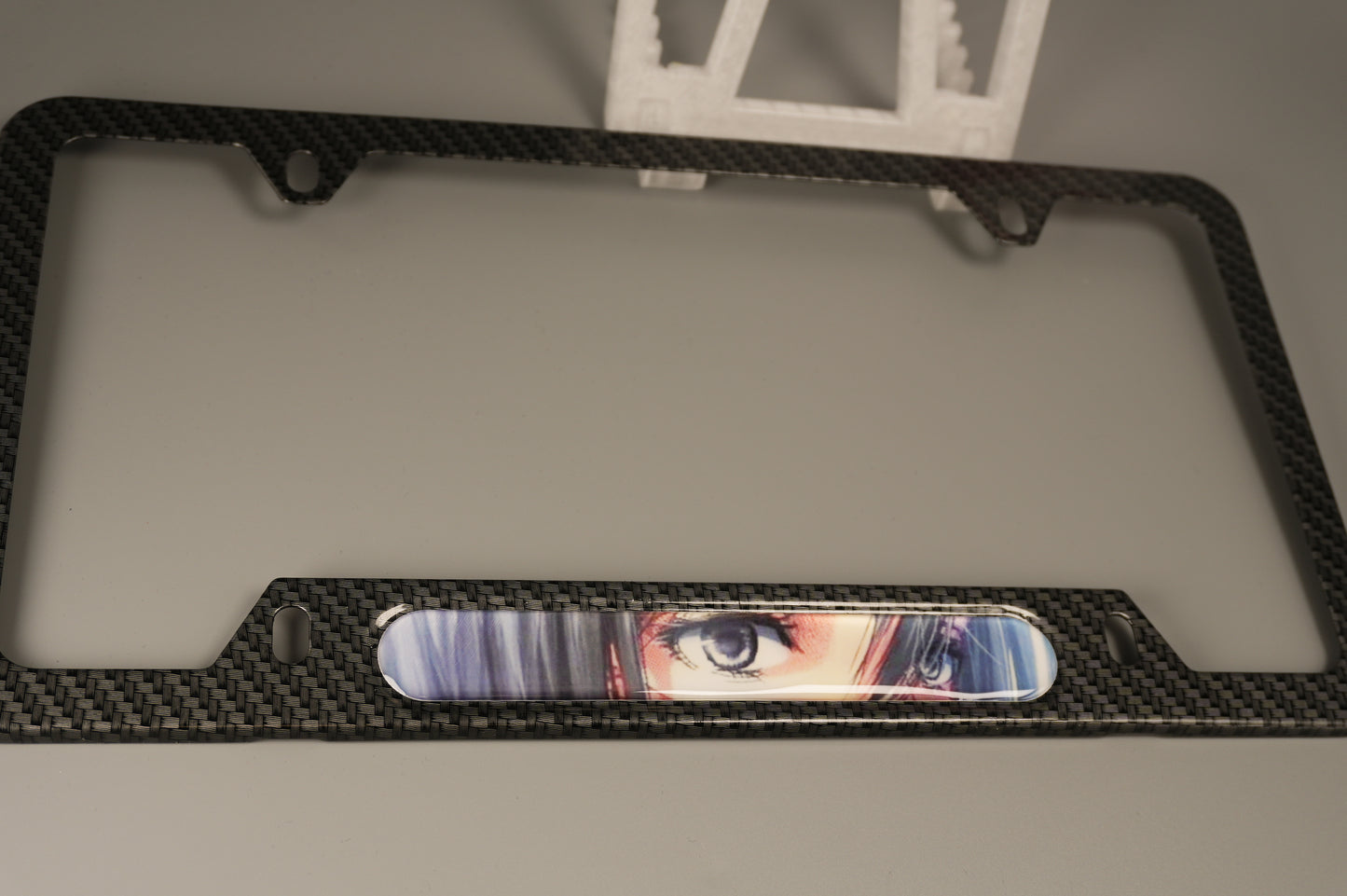 License plate frame aluminum - Anime Mikasa Attack of titans