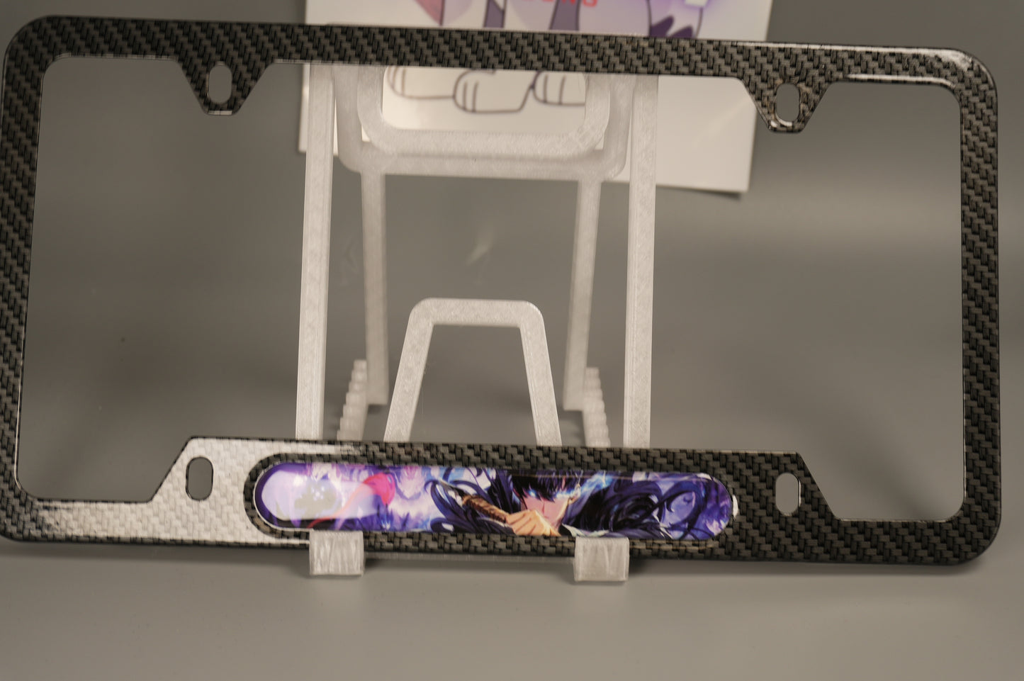 License plate frame aluminum - Solo leveling Jin woo