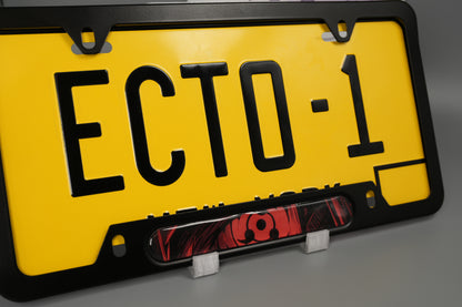 License plate frame aluminum Anime -Sharingan art