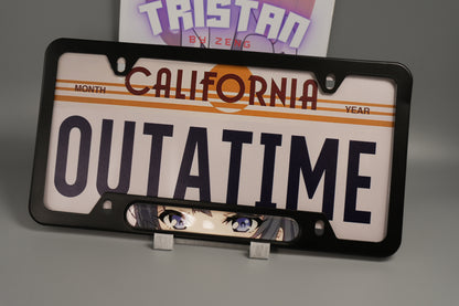 License plate frame aluminum Anime - Mai Sakurajima