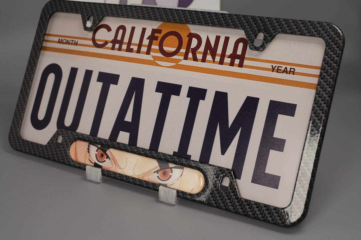 License plate frame aluminum Anime - Tsunade Creation Rebirth — Strength of a Hundred Technique