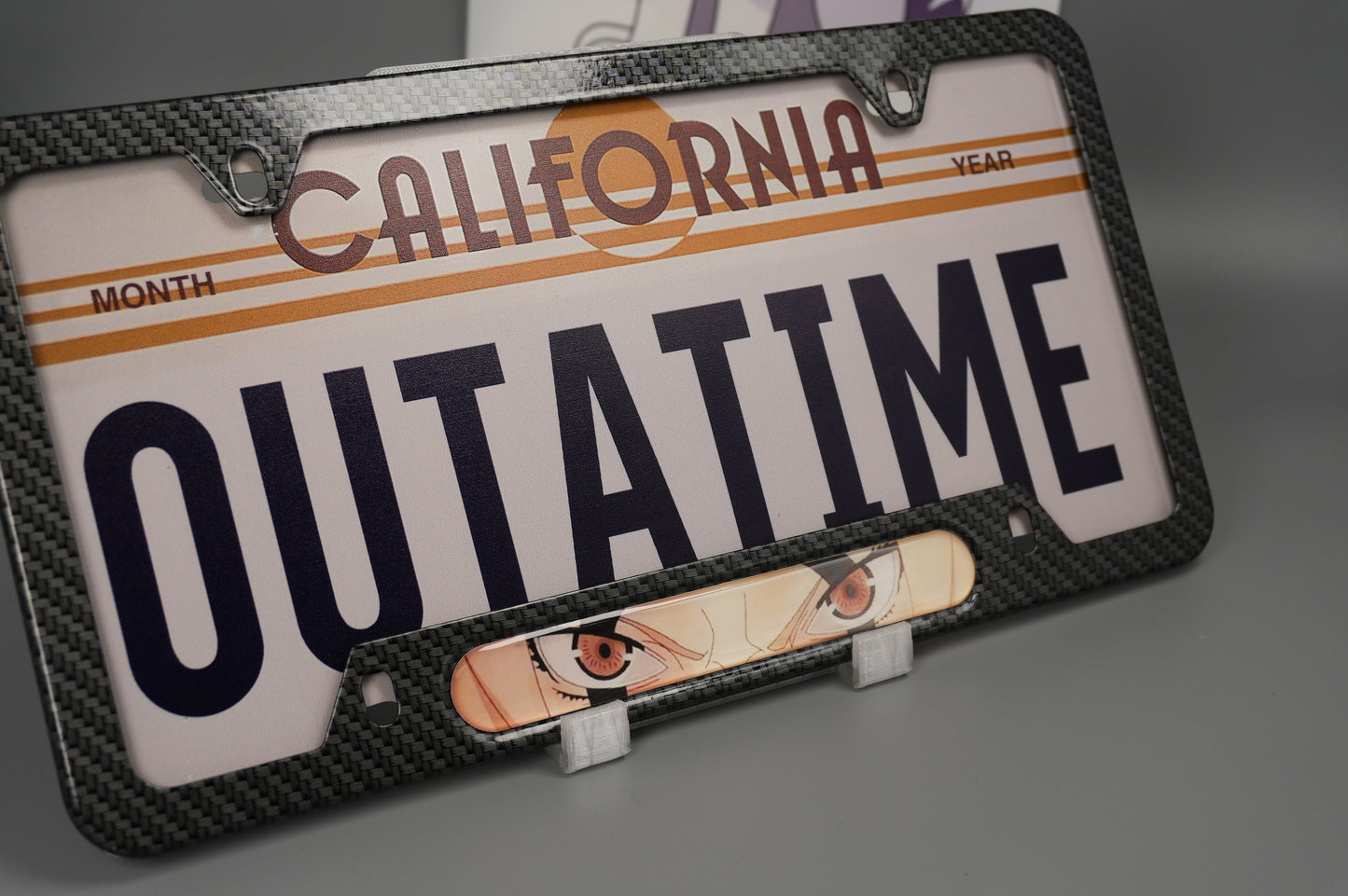 License plate frame aluminum Anime - Tsunade Creation Rebirth — Strength of a Hundred Technique
